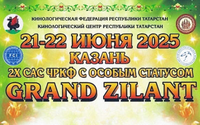 РЕЙТИНГОВАЯ ВЫСТАВКА СОБАК «ГРАНД ЗИЛАНТ 2025»