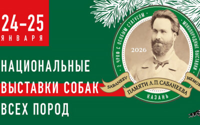 ВЫСТАВКА СОБАК ВСЕХ ПОРОД «ПАМЯТИ Л.П.САБАНЕЕВА» И «КУБОК РФОС 2026»