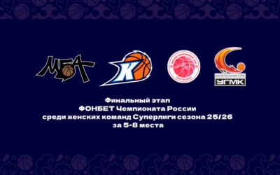 БАСКЕТБОЛ. ЧЕМПИОНАТ РОССИИ. ЖЕНСКАЯ СУПЕРЛИГА 2025/26. МАТЧИ ЗА 5-8 МЕСТА
